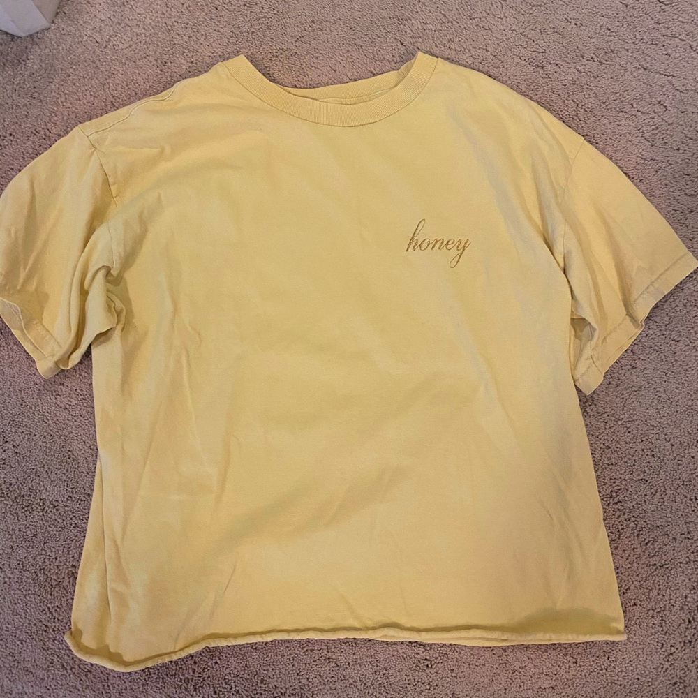 brandy melville honey shirt